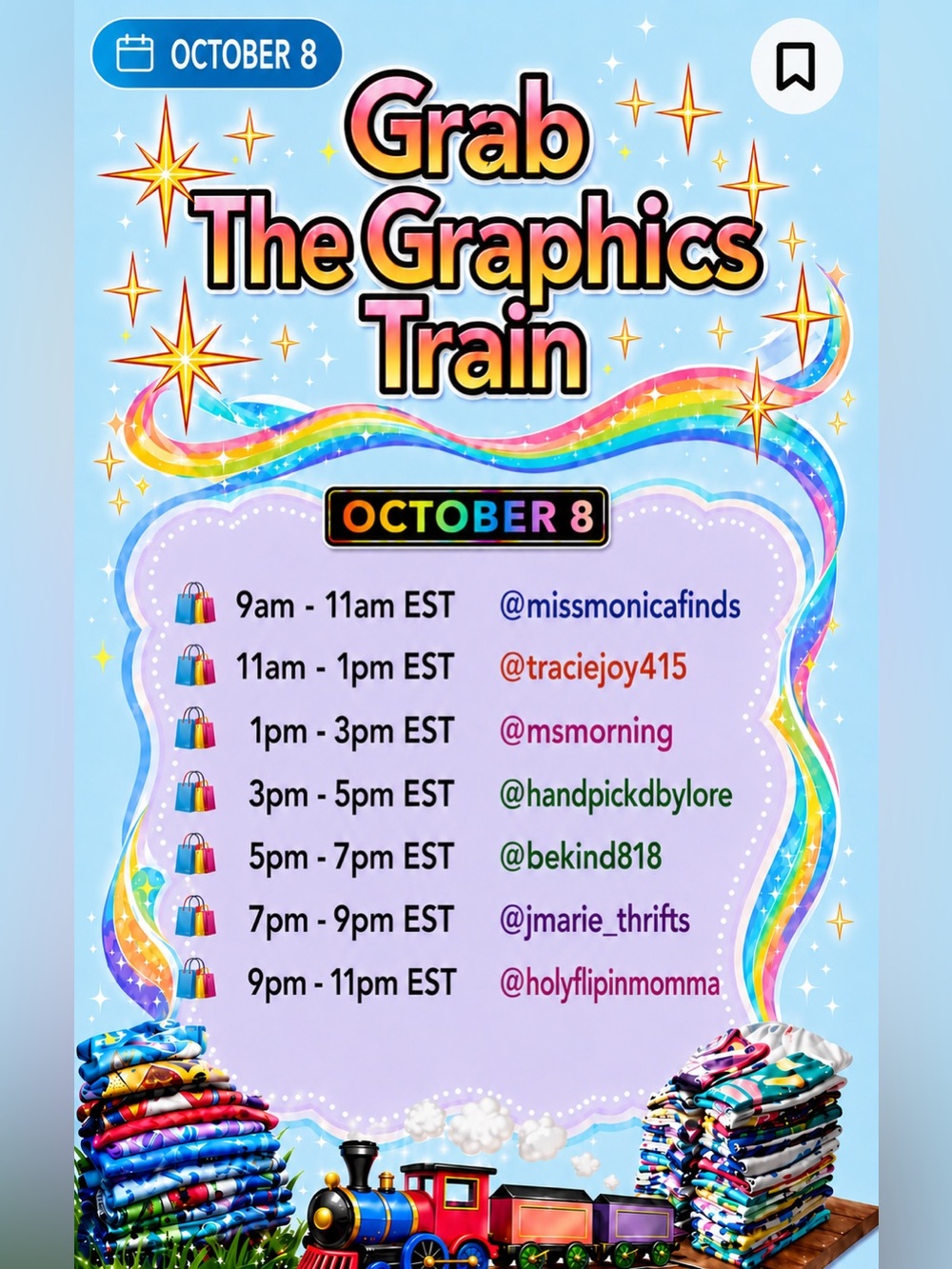10/08 🚂 GRAB THE GRAPHICS - $8 starts and under